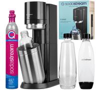 SODASTREAM - 1016912770 Gasatore Metallo, Plastica Nero, Stainless Steel - SPEDIZIONE GRATUITA