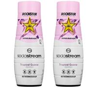 NUOVO SodaStream Rockstar Tropical Guava Zero 2x440 ml sciroppo bevanda...