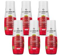 NUOVO SODASTREAM sciroppo lampone senza zucchero 440 ml, concentrato, 6 pz, b...