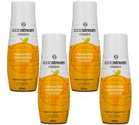 NUOVO SodaStream sciroppo mandarino 4x440 ml sciroppo per bevande concentrato...