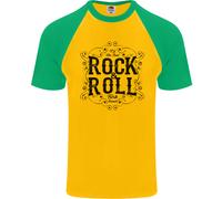 Nuovo Soul Rock N Rotolo Uomo S/S Baseball T-Shirt