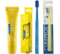 NUOVO spazzolino Curaprox CS 1560 Soft con dentifricio pompelmo bergamotto 60 ml