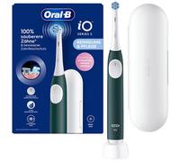 NUOVO spazzolino elettrico Oral-B iO Series 2 Forest Green custodia da viaggi...