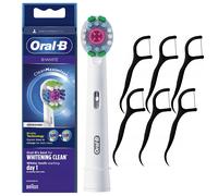 NUOVO spazzolino Oral-B 3D White EB18 confezione singola con set stuzzicadenti