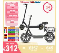 Nuovo spremiagrumi Scooter elettrico per adulti 10.4/14.5Ah a lungo raggio 30-45KM potente motore 450/500W fino a 25-35 km/h Smart EScooter MAX4 PRO ESMAX