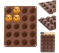 NUOVO stampo per muffin in silicone Orion SILLINIE anni 20 Mini arancione ant...