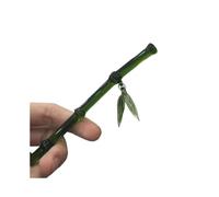 Nuovo stile cinese squisito bambù tornante ghiaccio traslucido verde imitazione giada resina plastica gioielli (stile 1)