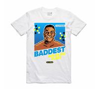 NUOVO Streetwear ON Demand BADDEST MAN THE PLANET BIANCO Maglietta SMALL-3XLARGE