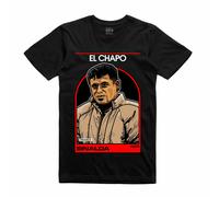 Nuovo Streetwear on Demand Basketball Scheda El Chapo Maglietta Nero