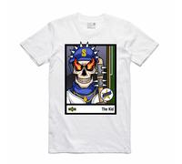 Nuovo Streetwear on Demand Ken Griffey Jr Teschio Fuoco Bianco Maglietta