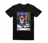 Nuovo Streetwear on Demand Ken Griffey Jr Teschio Fuoco Nero Maglietta