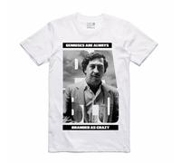 NUOVO Streetwear on Demand PABLO MARCATO BIANCO Maglietta SMALL-3XLARGE LIMITATA