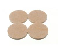 Nuovo Striscia Di 4 Adesivo Rotondo Feltro Pad 38mm Diametro X 4mm - Onestopdiy