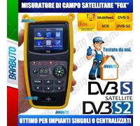 NUOVO STRUMENTO MISURATORE FOX SATELLITARE SAT FINDER GARANZIA ITALIA