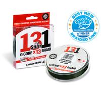 NUOVO Sufix 131 G-Core Braid Lo-Vis Green 100m Trecciato