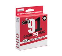 Sufix Tresse 9 Brins 91 G-Core - 150m - D.0.12mm - R.7.2Kg - Lo Vis Green - S91148GR150 - ASU640788