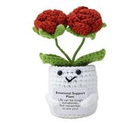 Nuovo Supporto Emozionale Uncinetto Fiore Lavorato A Maglia Decorazione Positivo Emozionale Crochet Regali P7j1 Per Bambini Fiore Adu