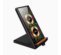 Nuovo supporto per cellulare a doppia bobina, caricabatterie wireless dual-mode Android universale con testina magnetica, ricarica supe_M