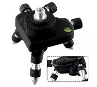 Nuovo supporto per misuratore di livello, treppiede, lega di alluminio + gomma, base per livella da