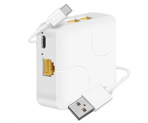 Nuovo switch extender distributore di rete Gigabit One-To-Four Splitter 1000Mbps con chip di commutazione integrato