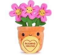 Nuovo Swizzels Amore Cuori 18CM Felicity Vaso di Fiori IN Stupefacente Peluche