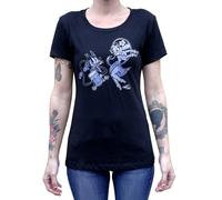 Nuovo T-Shirt Lowbrow Art Company LUST ISLE Nera Piccola-Grande Limitata