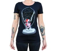 Nuovo T-Shirt Nera Donna Lowbrow Art Company Bride Of The Dust Piccola-2XLarge