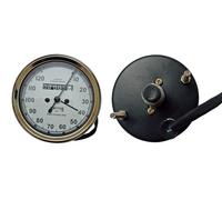 Nuovo tachimetro contachilometri Smiths replica 0-120 MPH per BSA, Vincent, A...