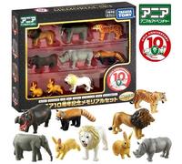 NUOVO Takara Tomy Ania 10th Anniversary Memorial Set 9 animali di 8 tipi Figura