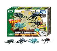 NUOVO Takara Tomy ANIA AA-05 World Insect King Figure Set 4 tipi Beetles Japan