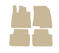 Premium Tappetini Velluto per Dacia Logan III Berlina 2021-…, BEIGE Tappeti
