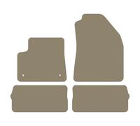 Nuovo Tappetini per Citroen e-C3 elettrico 2024-..., Beige scuro Tappeti