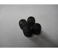Nuovo Tappo Valvola Ruota BMW Porsche / Audi / VW - Plastica Nera (4)