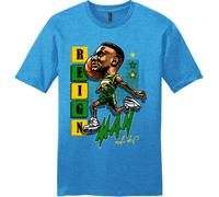 Nuovo Tee Shirt Streetwear On Demand Toon Reign Uomo Heather Turchese S-4XL