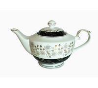 Nuovo Teiera Grace'S Bianc Ner Metallica Oro Floreale, Caffè, Teiera