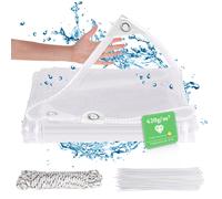 Nuovo telone trasparente resistente 420 g/m2 PVC trasparente impermeabile telone multiuso telo copertura in foglio giardino esterno