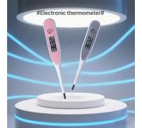 Nuovo termometro digitale per uso domestico - Termometro clinico elettronico con punta rigida e ampio schermo per una misurazione rapida ABS