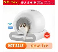 Nuovo Ti + Magazzino UE Prezzo basso Controllo APP Intelligente Intelligente Autopulente Lettiera per gatti Toilette automatica per gatti in plastica APP