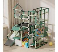 Nuovo tipo di struttura for arrampicata da interno, piccola scala multifunzionale for famiglie, for cameretta dei bambini(A3)