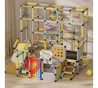 Nuovo tipo di struttura for arrampicata da interno, piccola scala multifunzionale for famiglie, for cameretta dei bambini(A4)