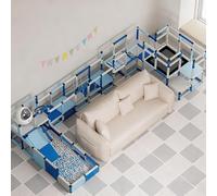 Nuovo tipo di struttura for arrampicata da interno, piccola scala multifunzionale for famiglie, for cameretta dei bambini(A1)