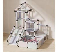 Nuovo tipo di struttura for arrampicata da interno, piccola scala multifunzionale for famiglie, for cameretta dei bambini(A9)