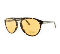 Nuovo TOM FORD BURTON TF697 52F 56-18-145 Havana Aviator Full Bordo Donna Sole