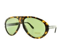 Nuovo Tom Ford CAMILLO-02 TF988 52N 60-15-140 Havana Pilota Full Cerchio Uomo