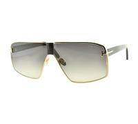 Nuovo Tom Ford Reno TF911 28B 66-7-145 Rosa Oro/Nero Navigator Full Bordo Sole
