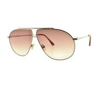 Nuovo Tom Ford RILEY-02 TF825 14G 62-9-140 Gunmetal Aviator Full Bordo Uomo Sole