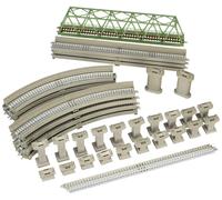 NUOVO TOMIX N Gauge Rail Set Elevated Crossing C Pattern 91027 Train Model Japan