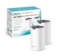 [Nuovo]TP-Link Deco S7(2-pack) Router WiFi Mesh AC1900Mbps, Router e Ripetitore, Controllo Parental, Compatibile con Amazon Alexa, 2 Pezzi con Copertura Fino a 360㎡, 6 Porte Ethernet Gigabit
