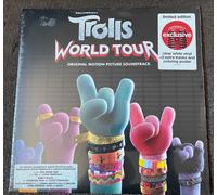 Nuovo Trolls World Tour Omps Vinile Trasparente 2-LP (Tre Brani Aggiuntivi)