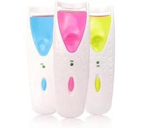 Nuovo trucco da donna elettrico riscaldato piegaciglia bigodino a lunga durata ciglia permanenti riscaldate ciglia Clip di ripristino strumento automatico (rosa)